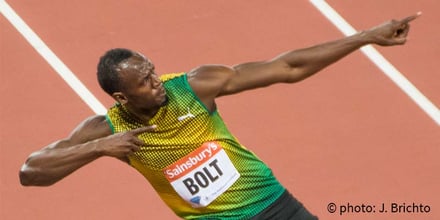 Een schot in de roos voor Usain Bolt?