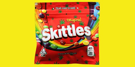 Geen goed idee: Skittles voor marihuana-producten