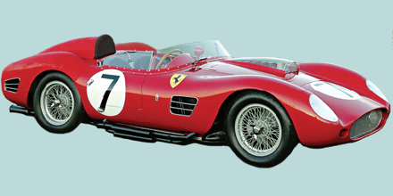 Is de 250 Testa Rossa van Ferrari niet onderscheidend?