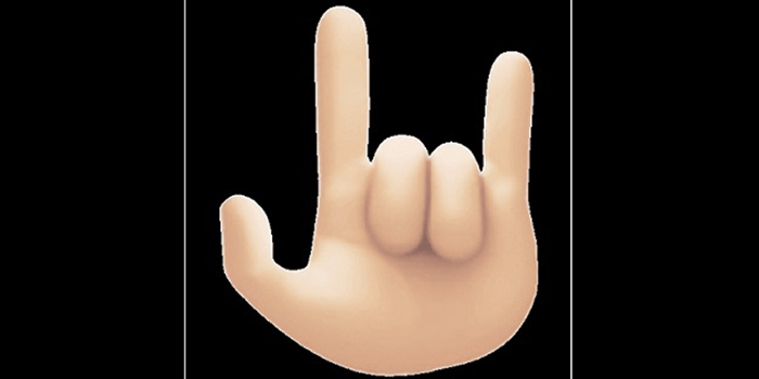 Can the heavy metal hand gesture be a trademark?